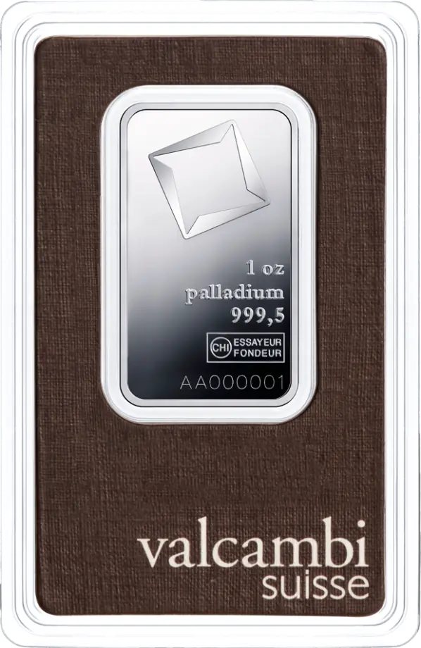 Lingot de Palladium |  1 oz