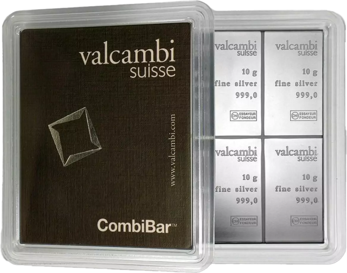 CombiBar® d'Argent | Valcambi 10x10gr