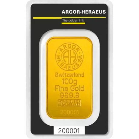 Lingot d'or  100gr 99,9%