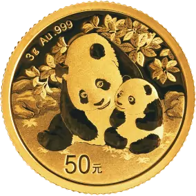 Panda Chinois | Or | 3 gr